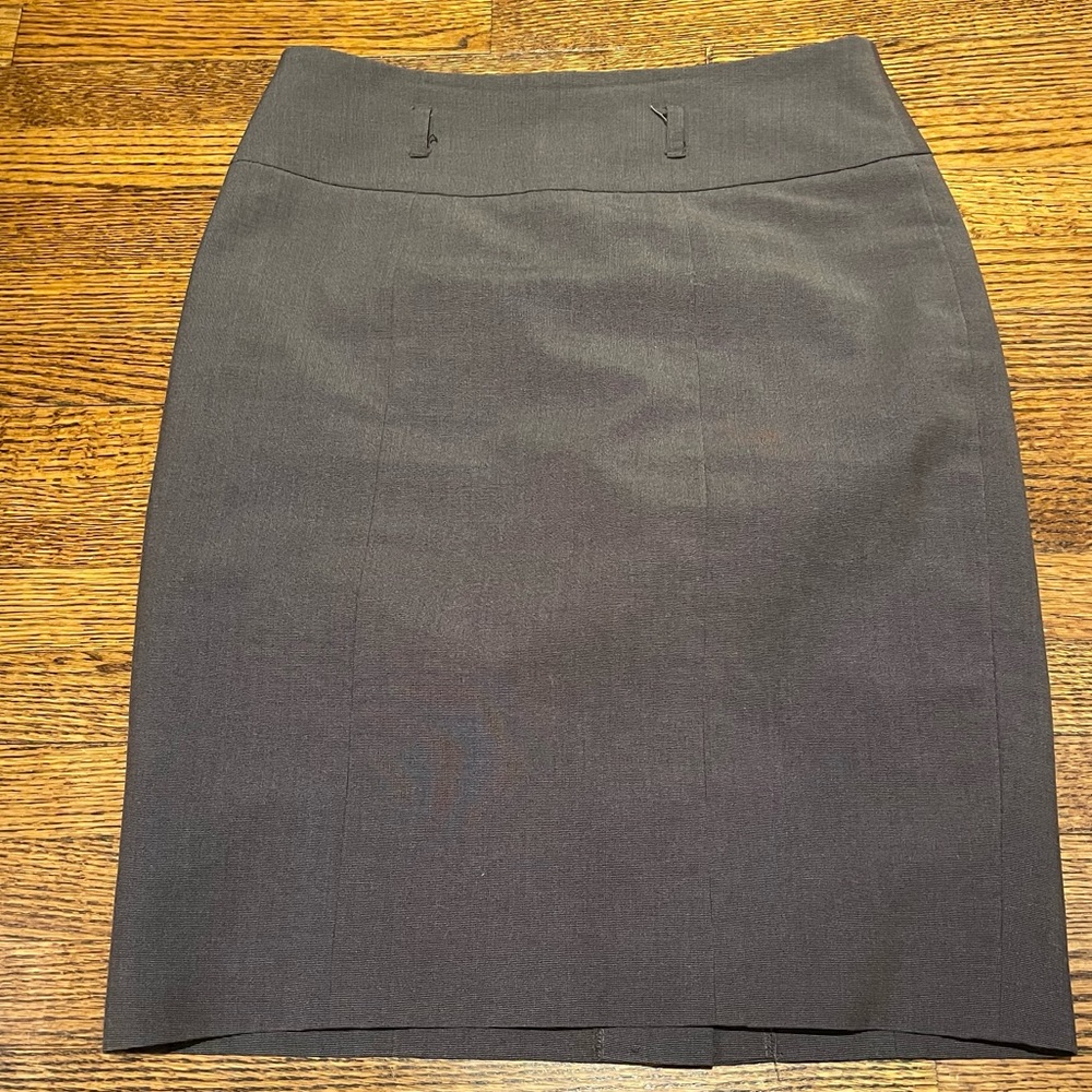 RW&Co brown lined business skirt - Size 0